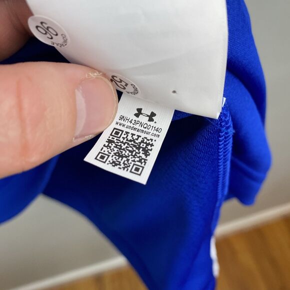Under Armour shirt Mens L Blue short sleeve polo golf HeatGear NWT - Picture 7 of 10